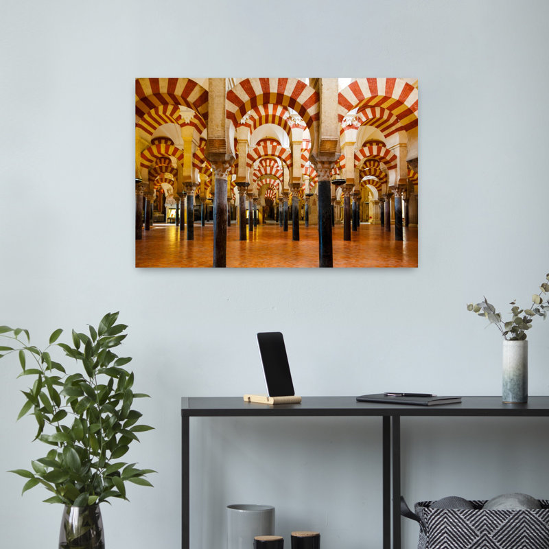Intérieur de la grande mosquée, Cordoue, Andalousie, Espagne, architecture contemporaine, art mural, H 16 po x l 24 po