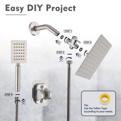 Dual Shower Head 1.8 GPM GPM