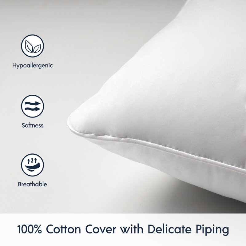 100% Cotton Throw Pillow Inserts, 12" x 20"
