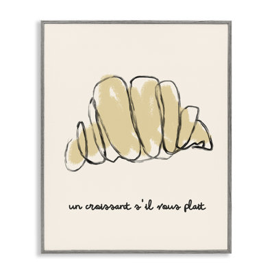 Giclée encadrée par un moderne français à motif croisé, par Lil 'Rue
