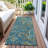 Kinslee Flatweave Washable Paisley Indoor / Outdoor Rug-38230987