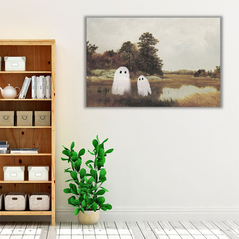 Antique Ghosties II - reproduction d'art sur toile, H 32 po x l 48 po