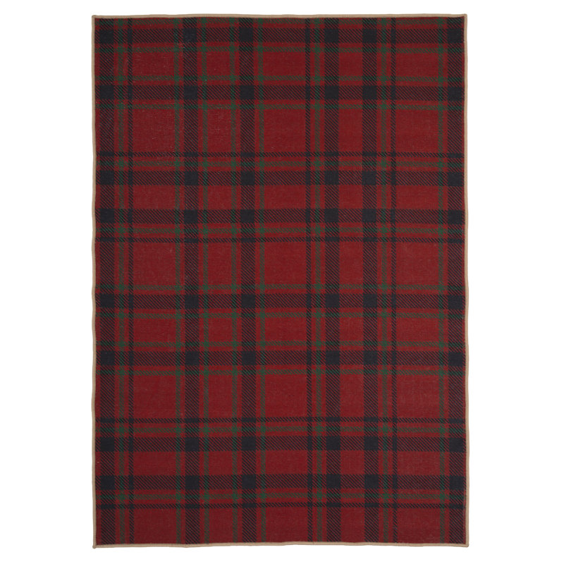 Vintage Look Cotton Flatweave Area Rug, 60cm x 240cm