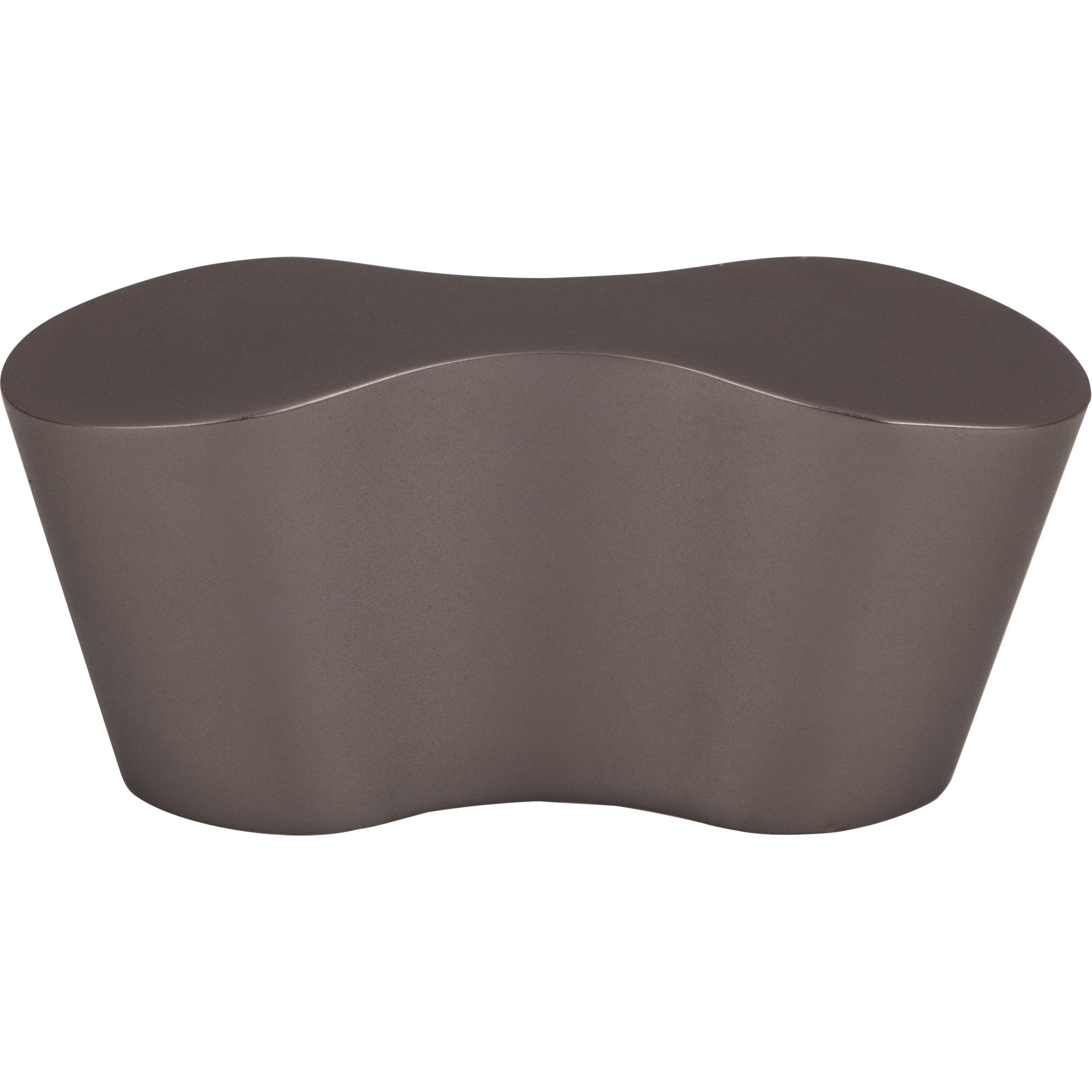 Infinity 1 1/4" Length Oval Knob, Ash Gray