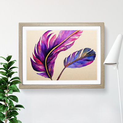 Fabulous Bird Feathers - Single Picture Frame Painting