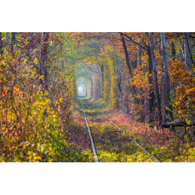 Railroad by Iurii Garmash - Wrapped Canvas Print