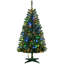 Grand arbre de Noël artificiel pré-éclairé-533103815