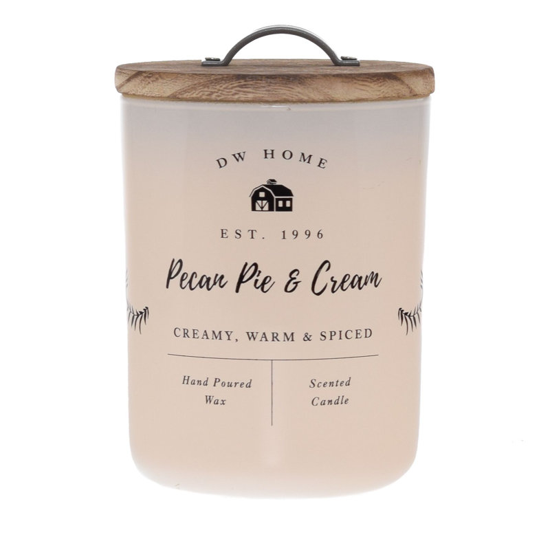 Bougie en pot parfumée à la pacane et à la crème, Pot 15 oz.