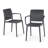 Lorran Premium All-Weather Wicker Outdoor Stacking Dining Armchair-279746932