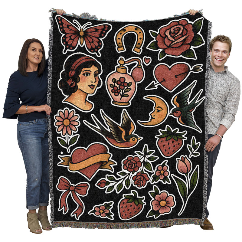 Jeté en coton Pure Country Weavers, L 72 po x l 54 po
