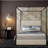 Corduroy Upholstered Canopy Bed With Tall Headboard-797322863-778923571