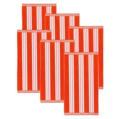 Chira Striped Cotton Beach Towel