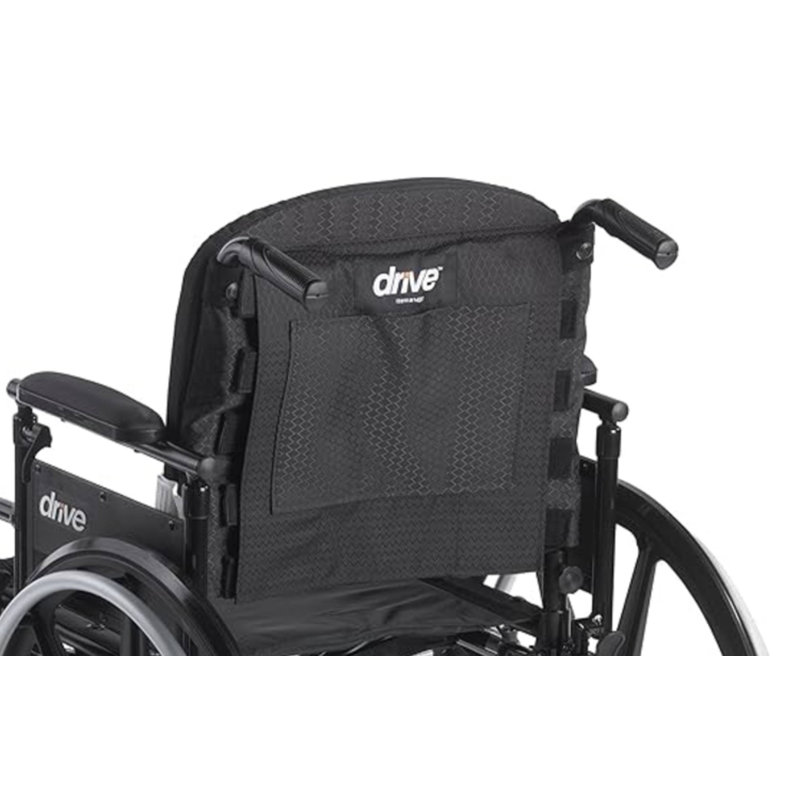 Adjustable Tension Back Cushion, 16"-21", 23.5" W x 22" D
