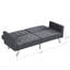 Canapé-lit Canapé-lit convertible pliant gris foncé