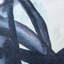 5 toiles murales abstraites en bleu, gris, jaune et bronze