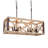 Gatlin 8 - Light 27'5'' W Modern Farmhouse Statement Rectangle Dining Room Chandelier