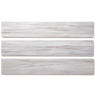 GlueCore Pres 12mil x 6" W x 36" L Snowcap Glue Down Luxury Vinyl Plank Flooring