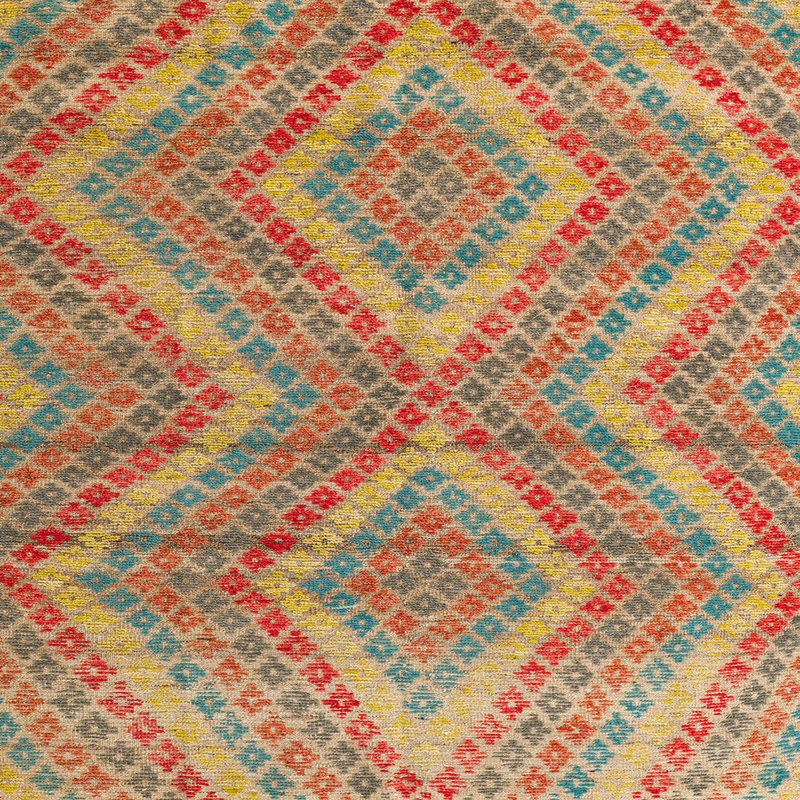 Tapis abstrait moderne 5239, Carré 4 pi