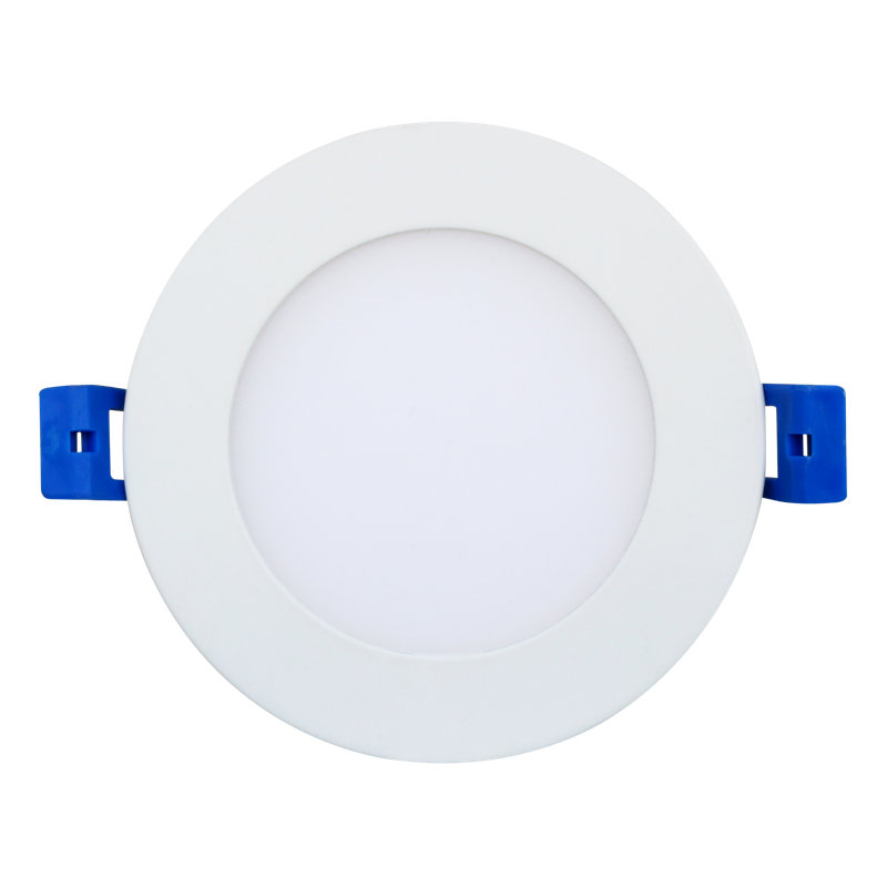 Ensemble d’éclairage encastré à profil mince del, H 0,98 po x l 6,89 po x P 6,89 po, 3000