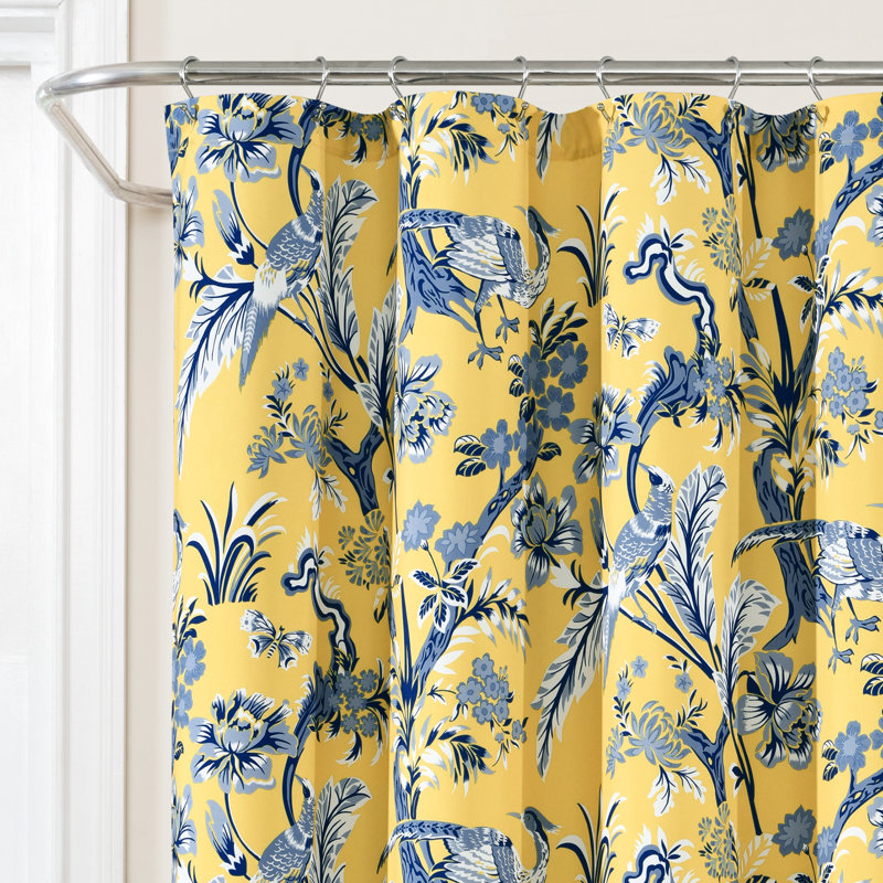 Rideau de douche Dolores, Jaune