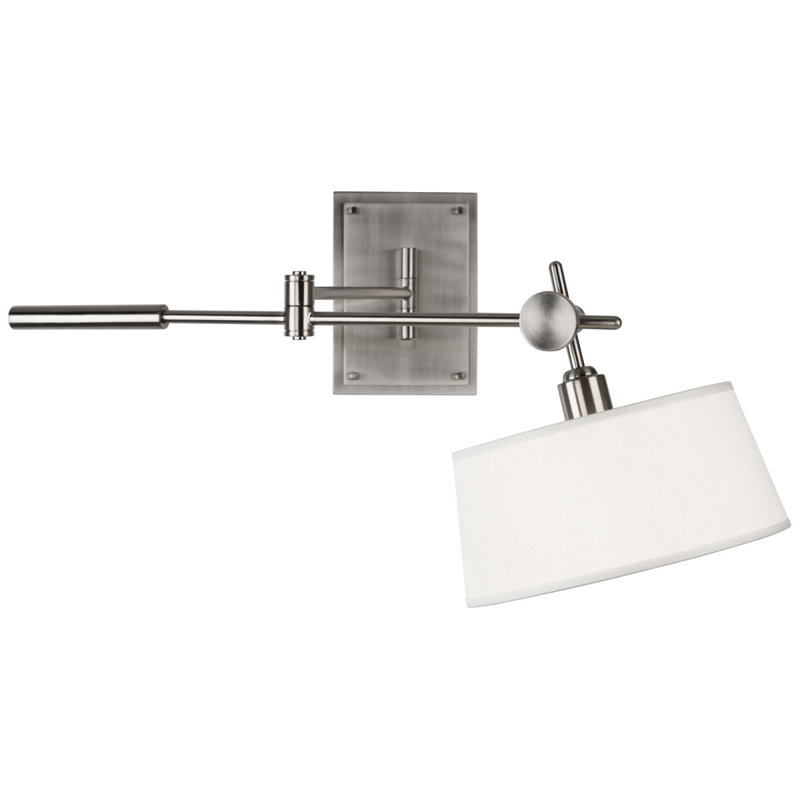 Lampe avec bras articulé Rico Espinet Miles, Nickel brossé
