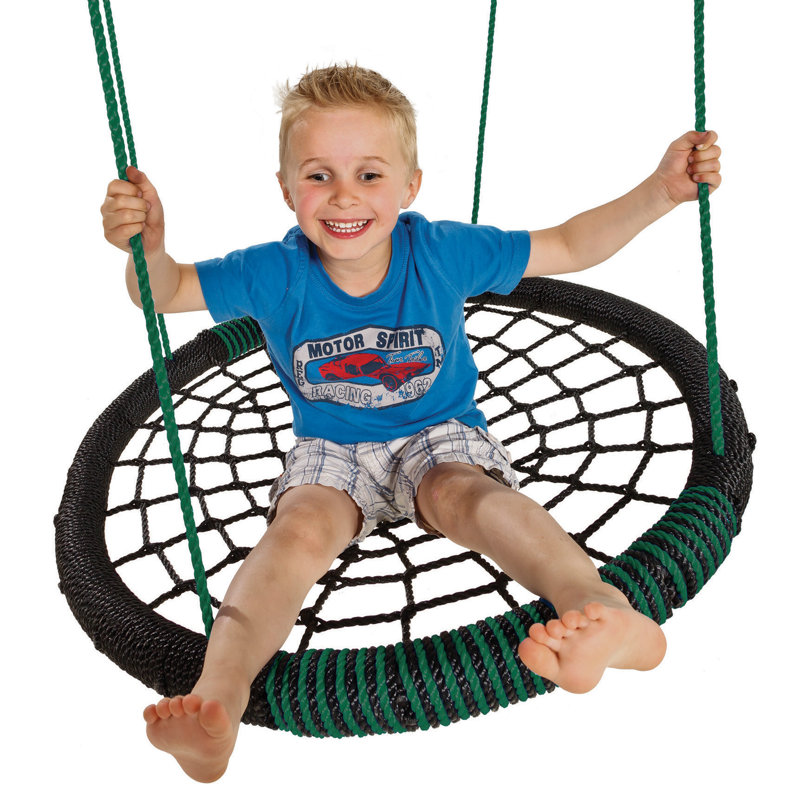 Freeport Park Swing Seat with Mounting Hangers and Chains, Green
