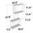 Wyolene 4 Piece Accent Shelf