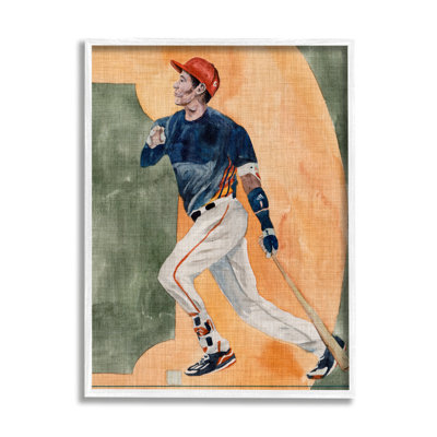 " Baseball Player Sports Painting " Acrylic Painting