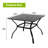 Eular 4 - Person Patio Dining Set Umbrella Hole Included Square Table
