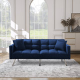 Upholstered Convertible Reclining Sleeper Sofa