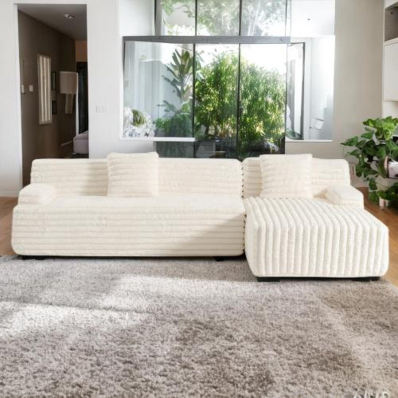 Canapé modulaire Boneless Polyvalent, Beige