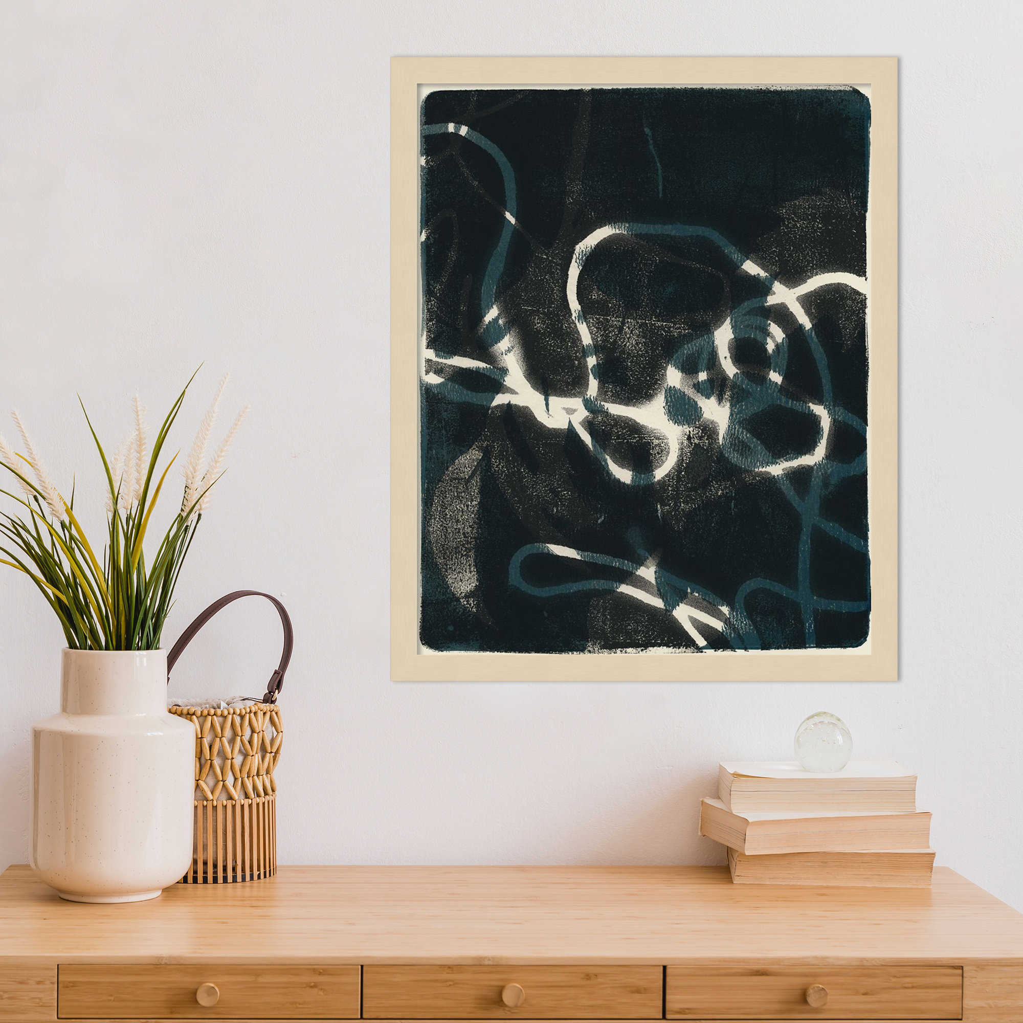 Shifting Shadows II by Victoria Barnes Wood Framed Wall Art Print, 21" H x 17" W, Brown