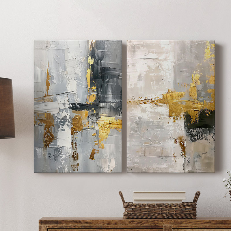 ABSTRACT Series CDL XXXVII - Toile tendue avec châssis de qualité supérieure - Prêt à être accroché
