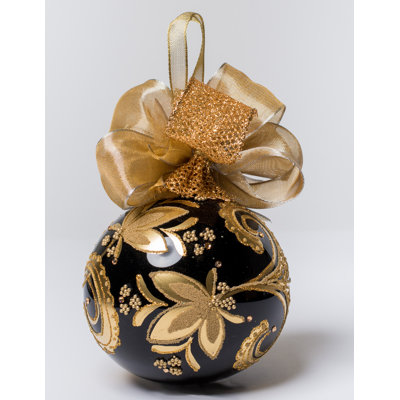 Ornement boule tourbillonnante