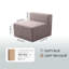 Chaises d'appoint peu encombrantes, tissu durable, conception moderne pour les petits espaces