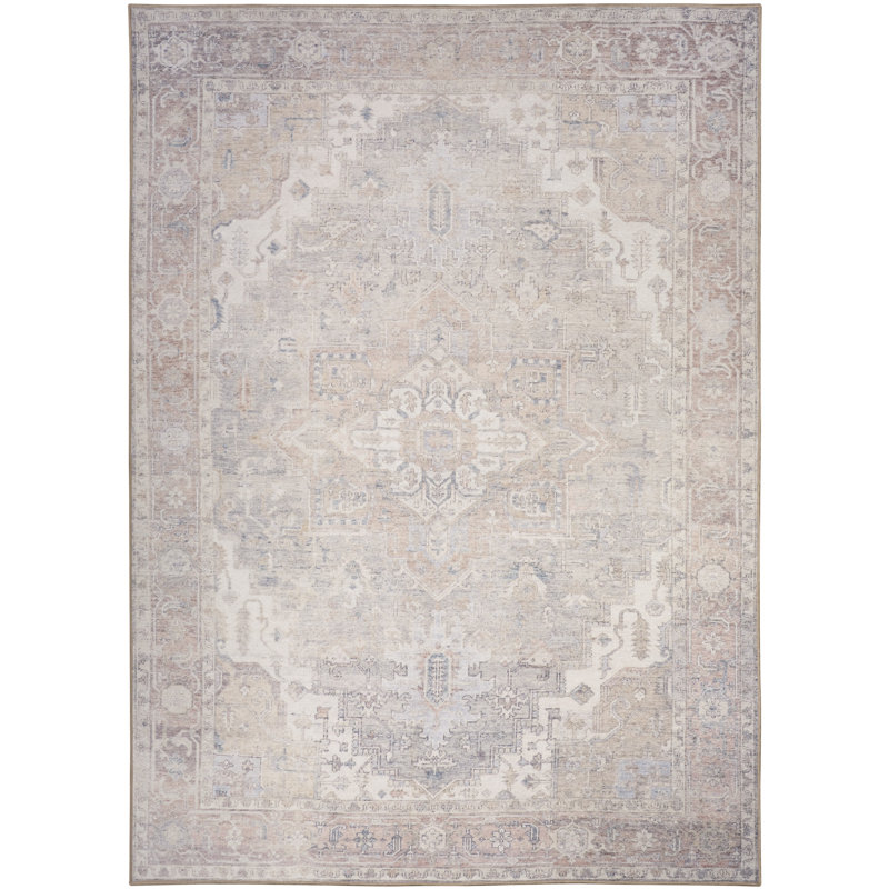 Tapis lavable à la machine Hennings, Rectangle 5 pi 3 po x 7 pi 3 po