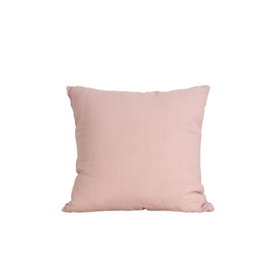 100% Linen Knife Edge Throw Pillow