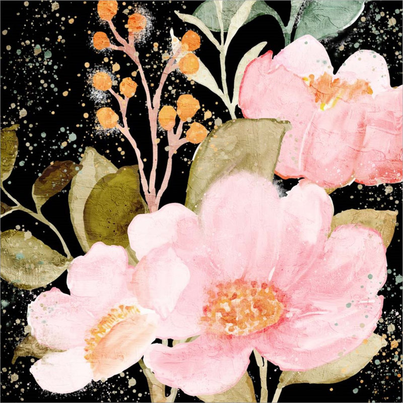 Décoration murale florale