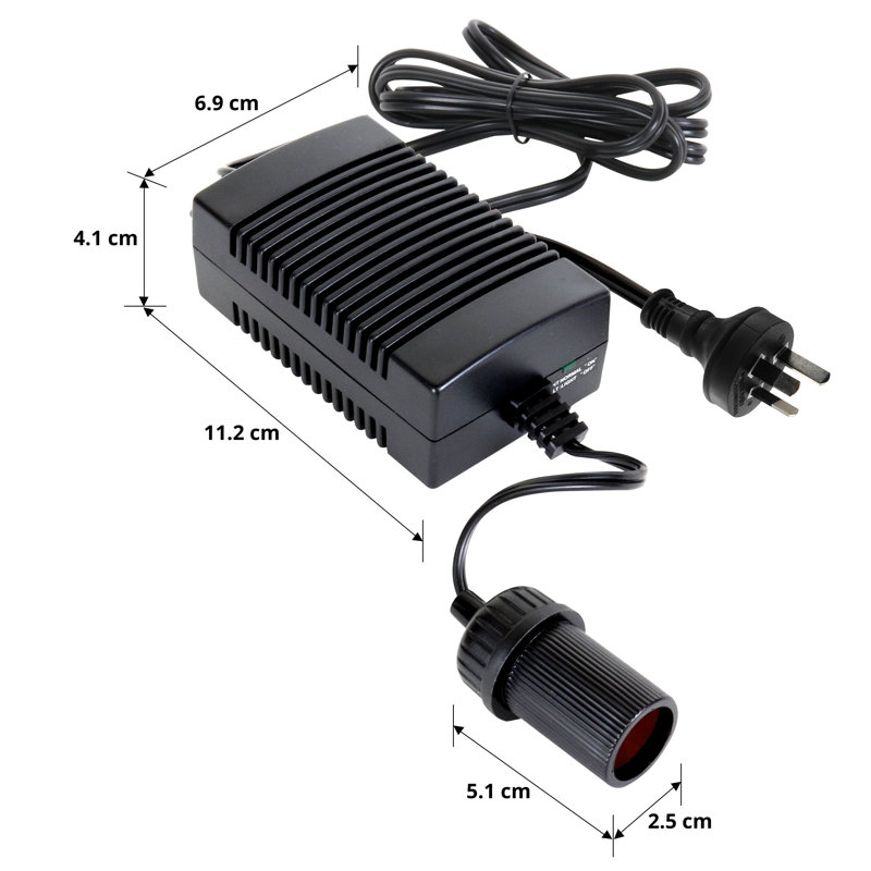 Koolatron AC22 220 Volt Ac Power Adapter - Black