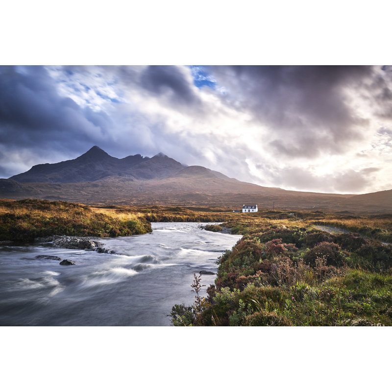 «Lonely White Cabin» par 1111Iespdj, H 20 po x l 30 po