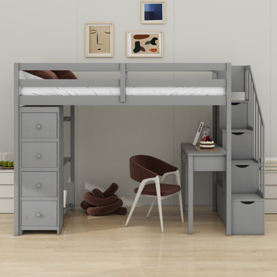 Loft Bed With Storage Drawers