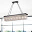 Luminaire suspendu rectangulaire pour îlot de cuisine à 8 lumières Hunter-780151828
