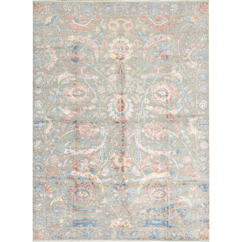Tapis multicolore de haute qualité noué à la main