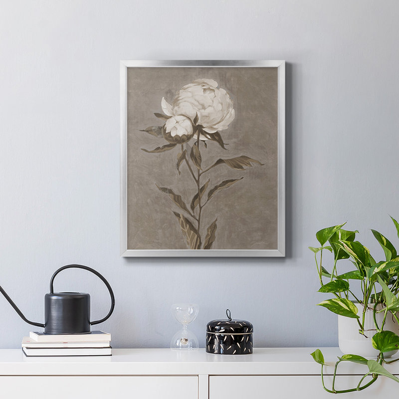 Toile encadrée Premium, Argent, H 20 po x l 16 po