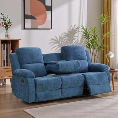 78.5" Manual Reclining Sofa