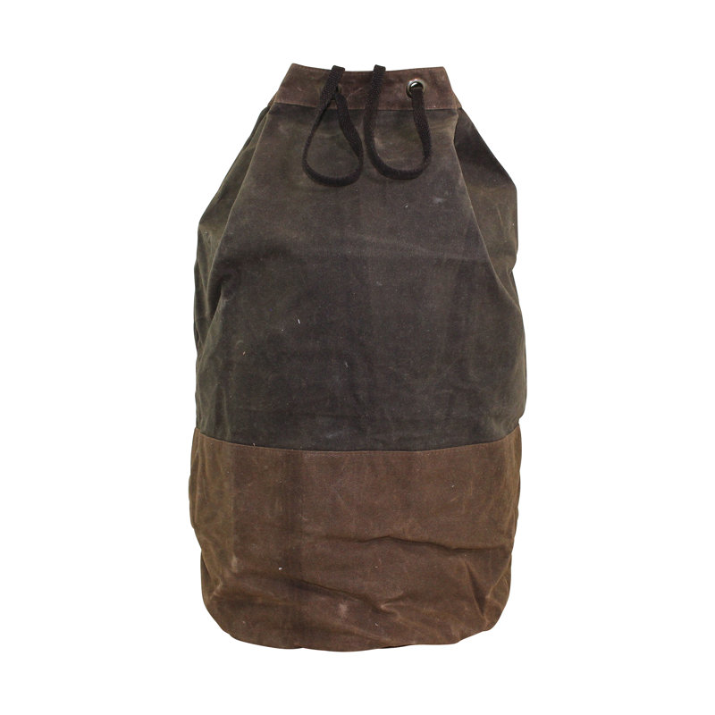 Canvas Laundry Bag with Handles, Olive
