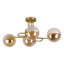 Sputnik Modern Linear Semi Flush Mount