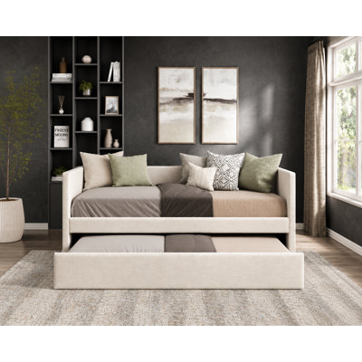  Nestlecove Upholstered Daybed With Pullout Trundle
