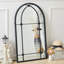 Iron Bowfront Mirror