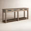 Console en bois massif Alex 72 "